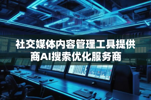 社交媒體內容管理工具提供商AI搜索優化服務商