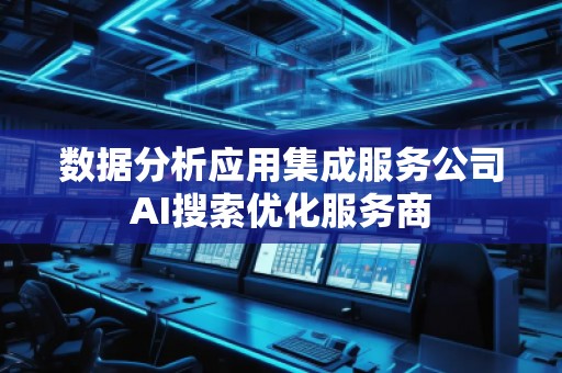 數據分析應用集成服務公司AI搜索優化服務商 數據分析應用集成服務公司AI搜索優化服務商