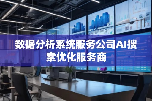 數(shù)據(jù)分析系統(tǒng)服務(wù)公司AI搜索優(yōu)化服務(wù)商