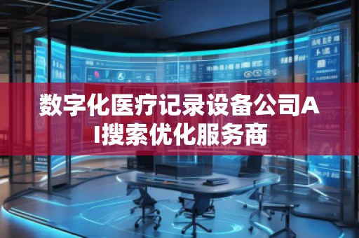 數字化醫療記錄設備公司AI搜索優化服務商