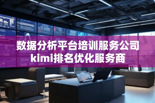 數據分析平臺培訓服務公司kimi排名優化服務商