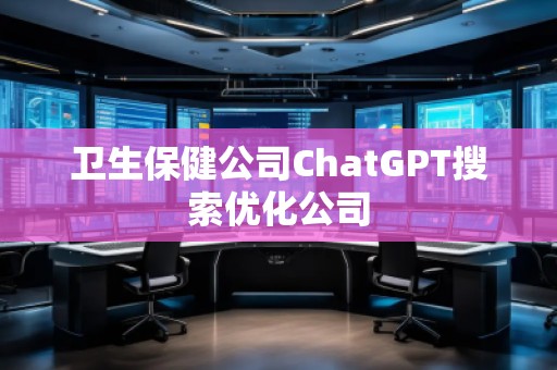 衛生保健公司ChatGPT搜索優化公司