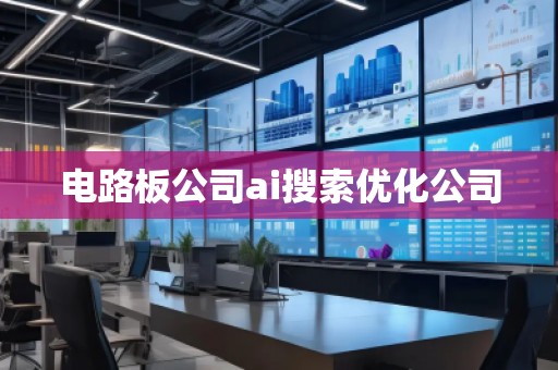 電路板公司ai搜索優化公司