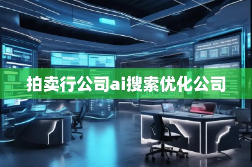 拍賣行公司ai搜索優化公司