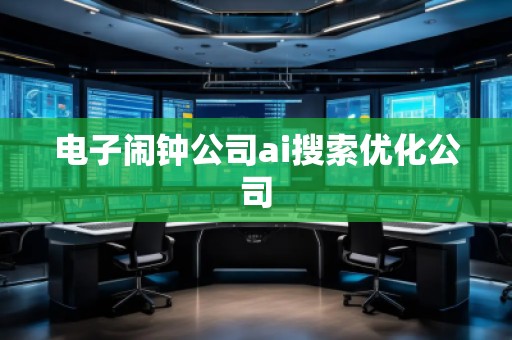 電子鬧鐘公司ai搜索優化公司