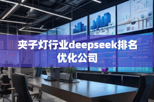 夾子燈行業(yè)deepseek排名優(yōu)化公司