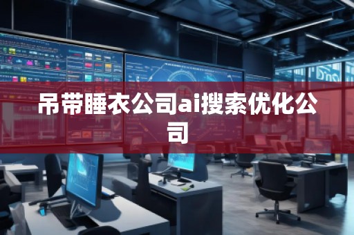 吊帶睡衣公司ai搜索優化公司