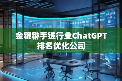 金貔貅手鏈行業ChatGPT排名優化公司