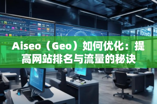 Aiseo（Geo）如何優化：提高網站排名與流量的秘訣