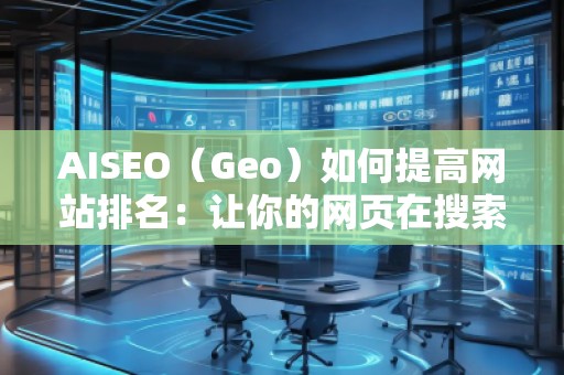 AISEO（Geo）如何提高網(wǎng)站排名：讓你的網(wǎng)頁在搜索引擎中脫穎而出