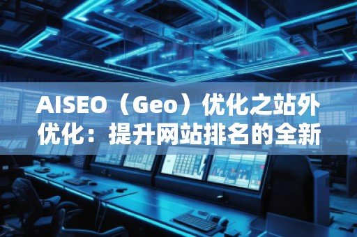 AISEO（Geo）優(yōu)化之站外優(yōu)化：提升網(wǎng)站排名的全新策略