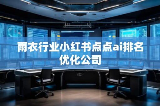 雨衣行業小紅書點點ai排名優化公司