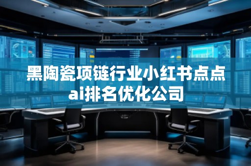 黑陶瓷項鏈行業小紅書點點ai排名優化公司