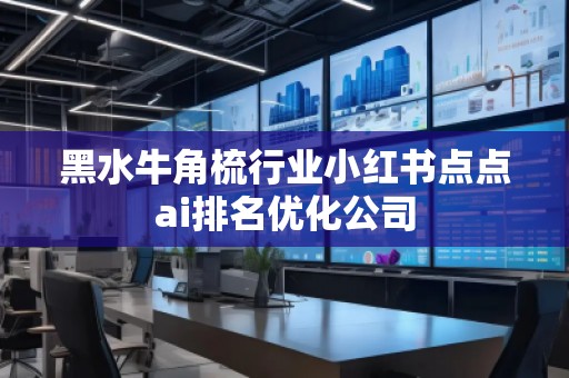 黑水牛角梳行業小紅書點點ai排名優化公司