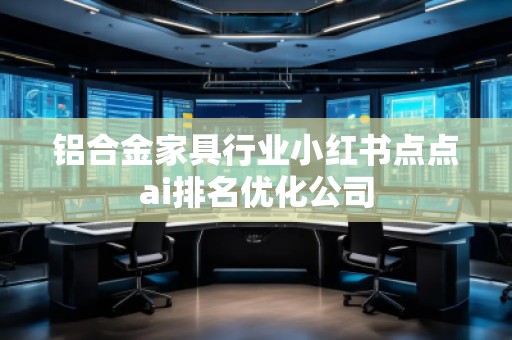 鋁合金家具行業小紅書點點ai排名優化公司