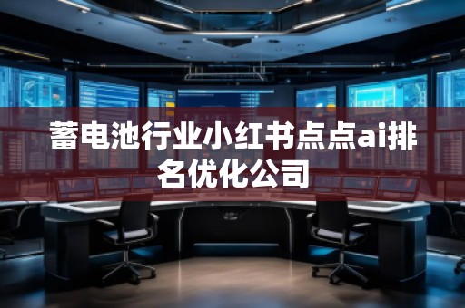 蓄電池行業小紅書點點ai排名優化公司