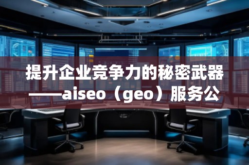 提升企業競爭力的秘密武器——aiseo（geo）服務公司解析
