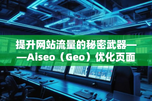 提升網站流量的秘密武器——Aiseo（Geo）優化頁面