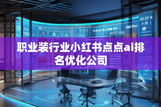 職業裝行業小紅書點點ai排名優化公司