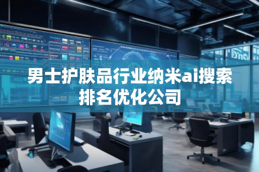 男士護膚品行業納米ai搜索排名優化公司