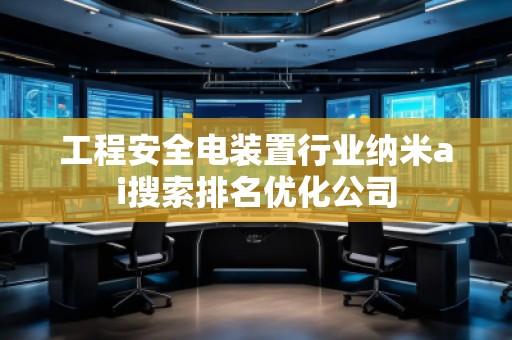 工程安全電裝置行業(yè)納米ai搜索排名優(yōu)化公司
