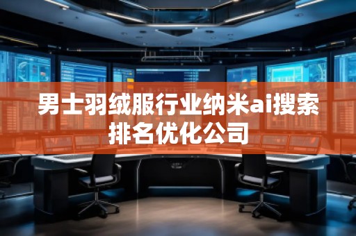 男士羽絨服行業納米ai搜索排名優化公司