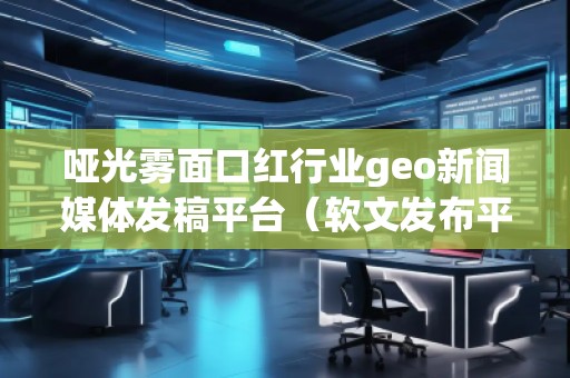 啞光霧面口紅行業(yè)geo新聞媒體發(fā)稿平臺（軟文發(fā)布平臺）