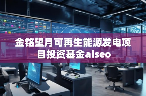 金銘望月可再生能源發電項目投資基金aiseo
