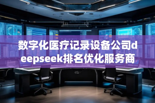 數字化醫療記錄設備公司deepseek排名優化服務商
