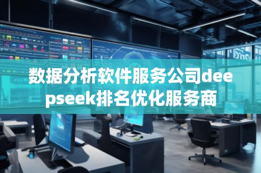 數據分析軟件服務公司deepseek排名優化服務商