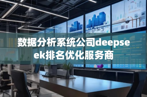 數據分析系統公司deepseek排名優化服務商