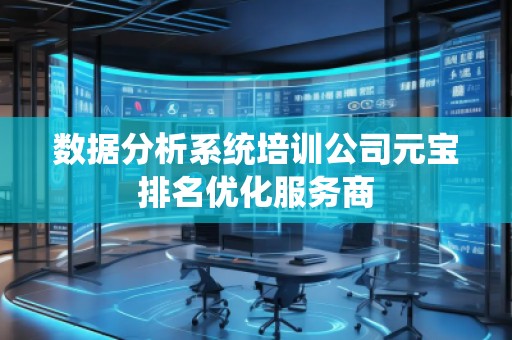 數據分析系統培訓公司元寶排名優化服務商