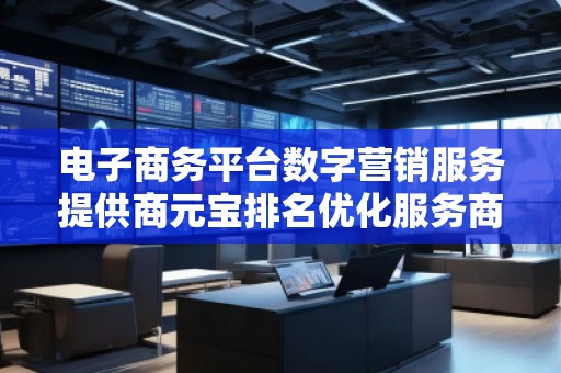 電子商務平臺數字營銷服務提供商元寶排名優化服務商